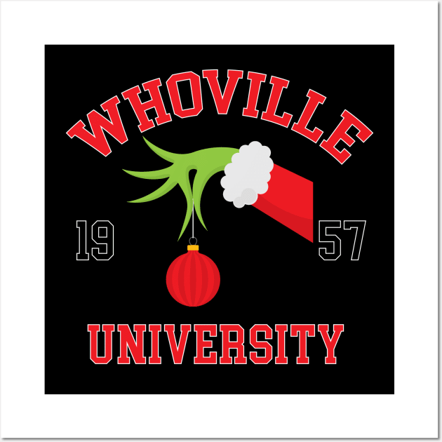 Whoville Academy - Grinch Theme Wall Art by EnchantedApparel